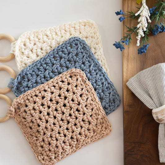 Quick & Easy Farmhouse Crochet Dishcloth