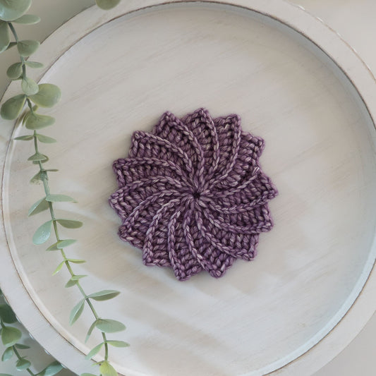 Spiral Crochet Flower