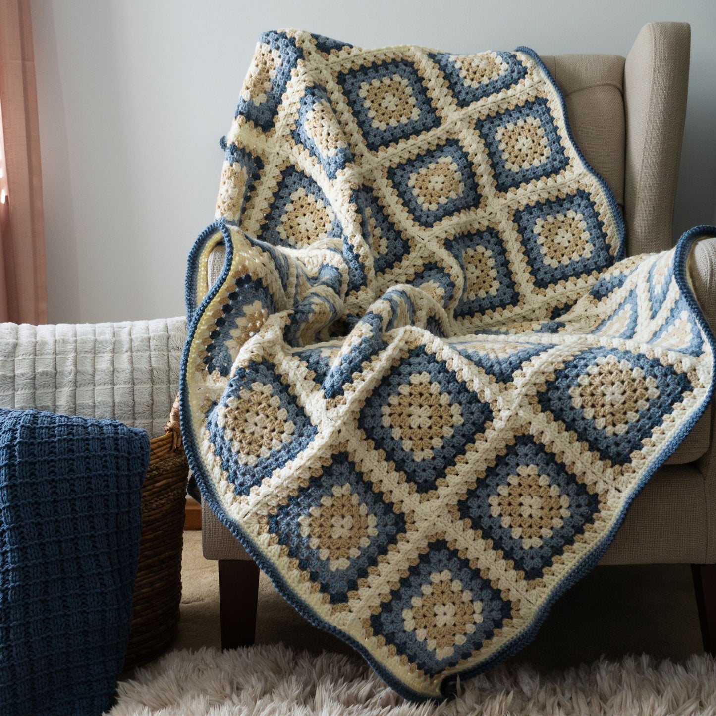Classic Granny Square Blanket