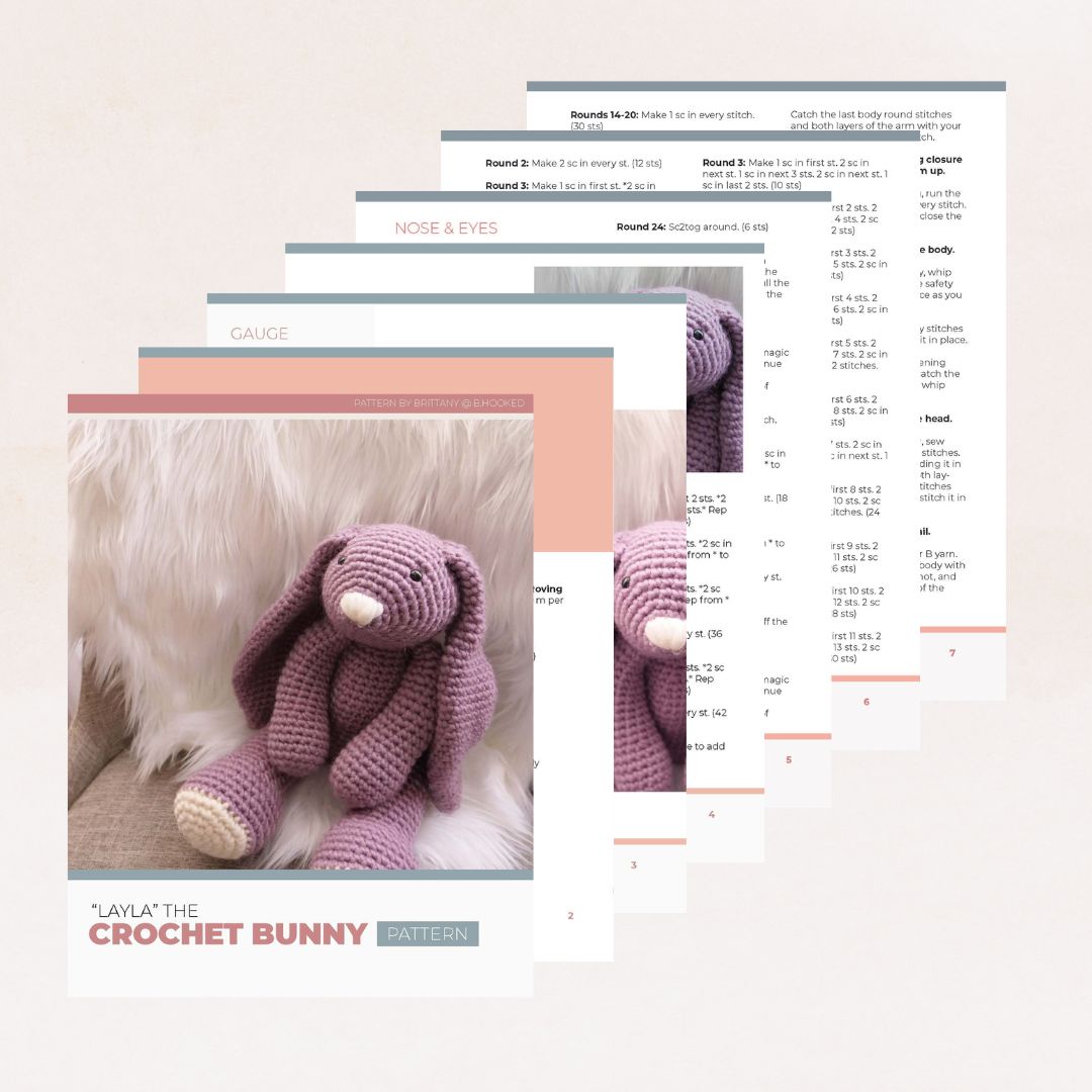 "Layla" the Crochet Bunny PDF