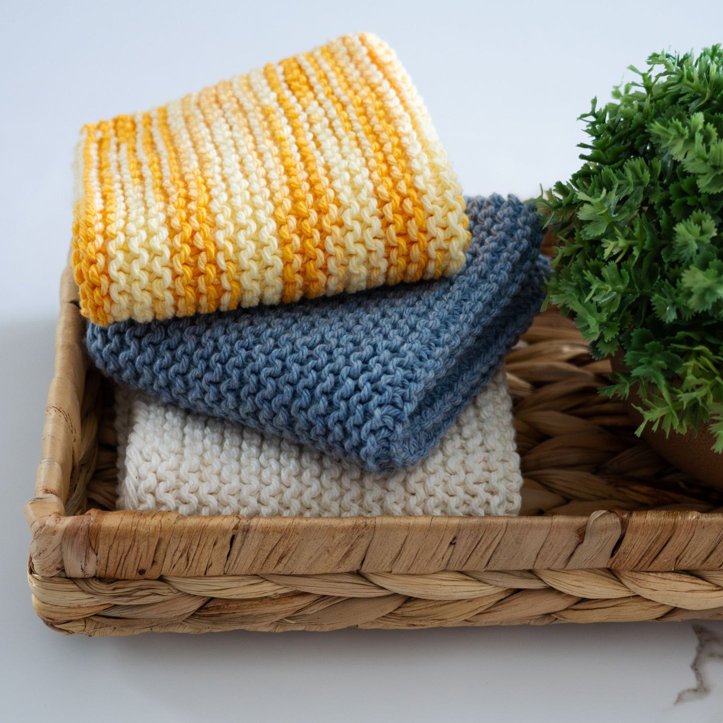 Beginner Knit Dishcloth
