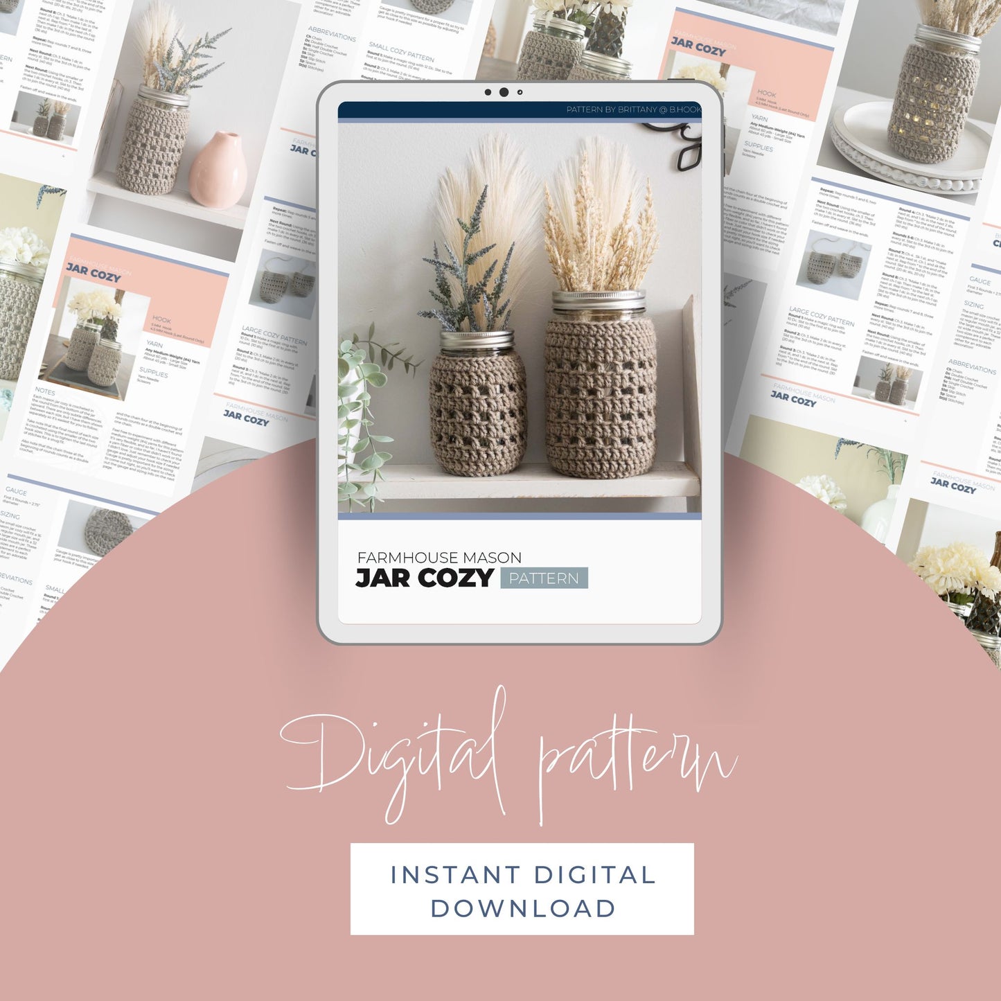 Farmhouse Mason Jar Cozy