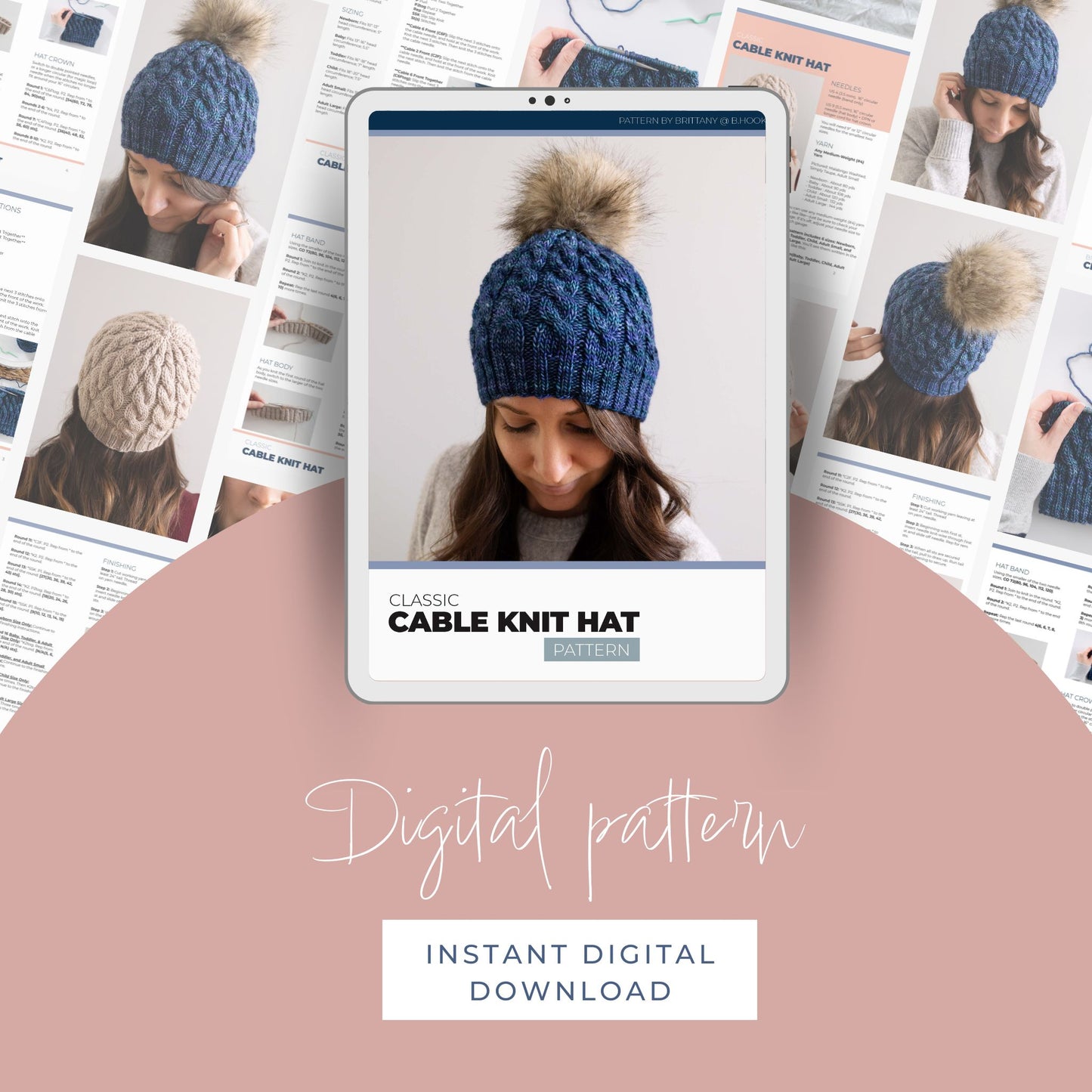 Classic Cable Knit Hat