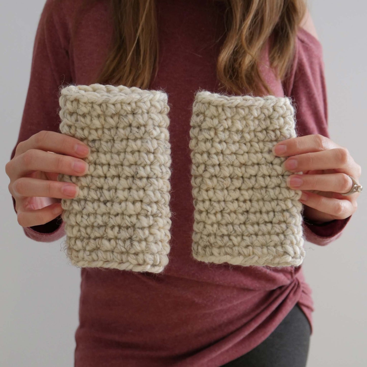 Beginner Crochet Wrist Warmers
