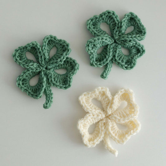 Crochet Four Leaf Clover