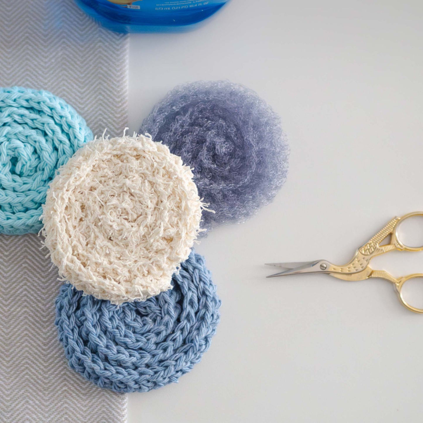 Simple Crochet Face Scrubbies