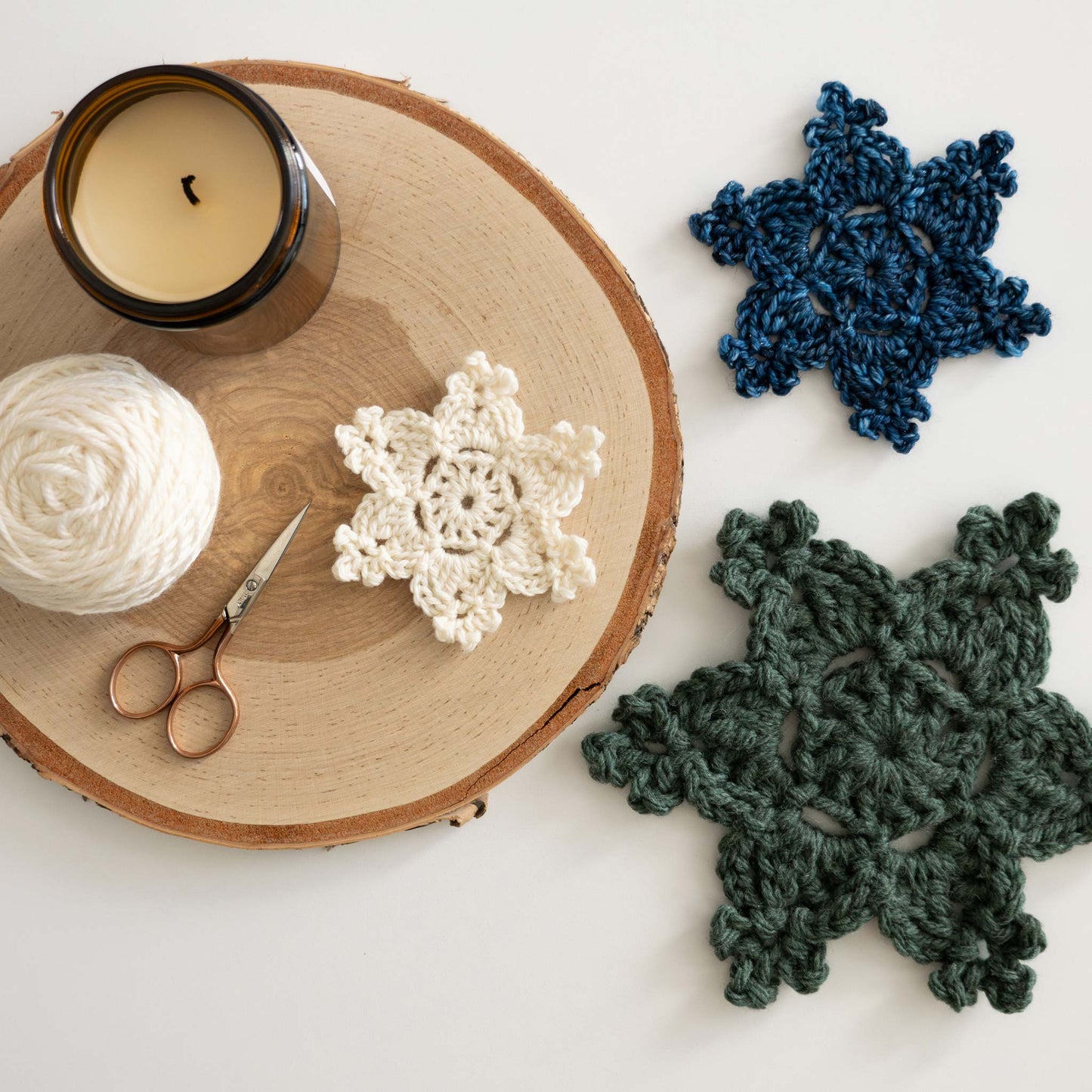 Simple Crochet Snowflake