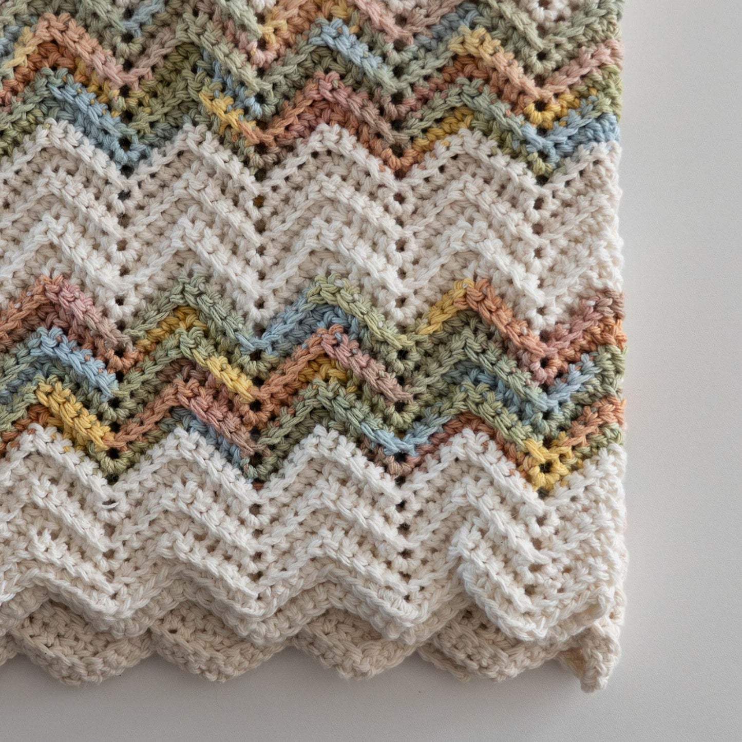 Chevron Crochet Kitchen Towel