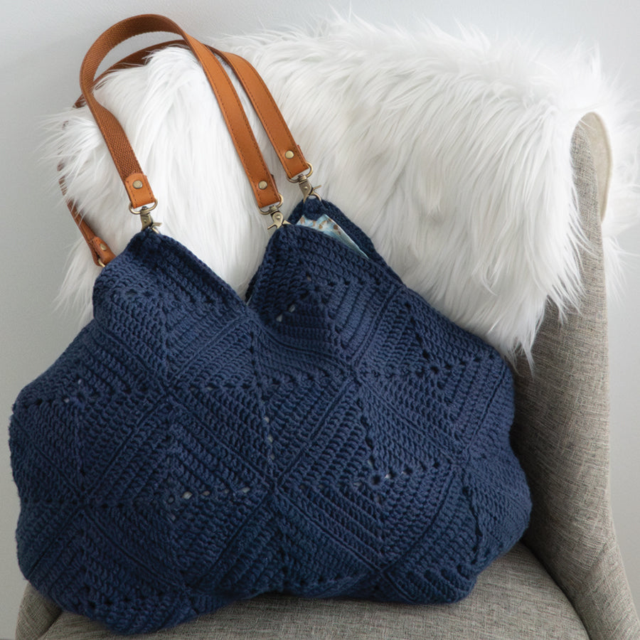 Easy Crochet Granny Square Bag PDF