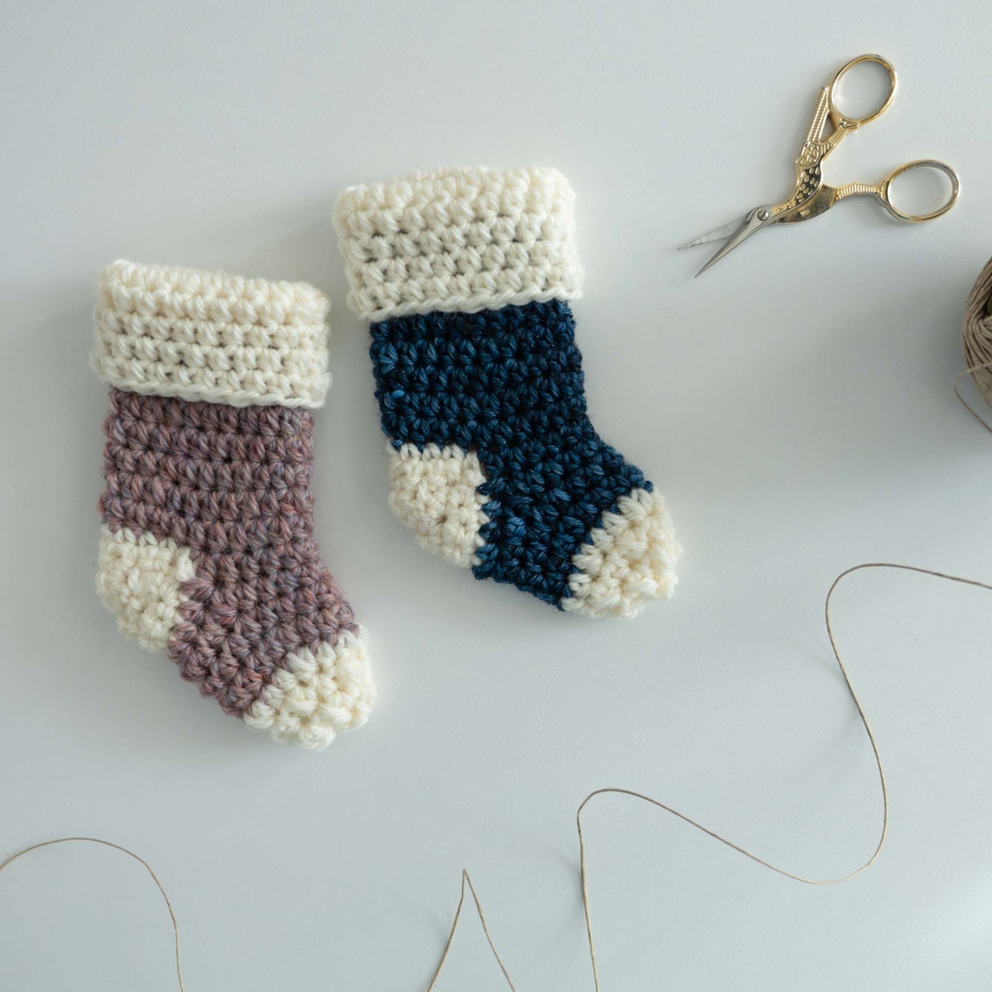 Quick Crochet Mini Stockings