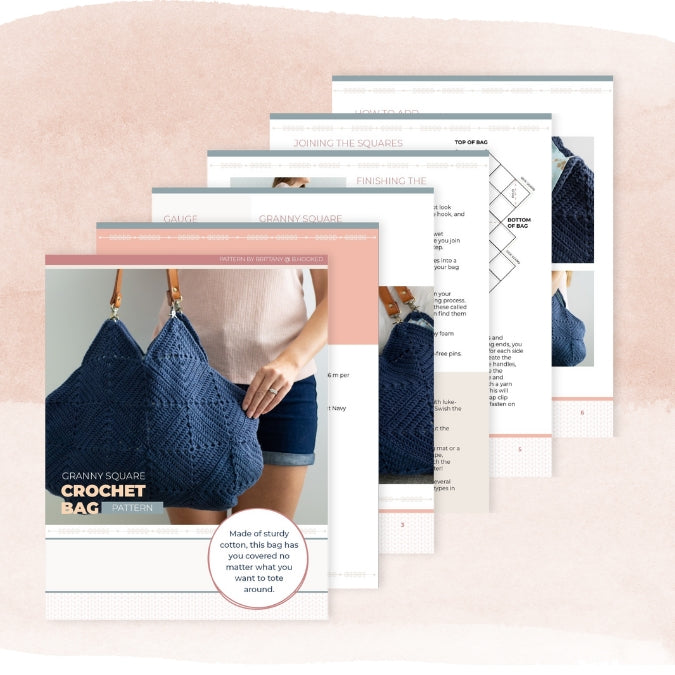 Easy Crochet Granny Square Bag