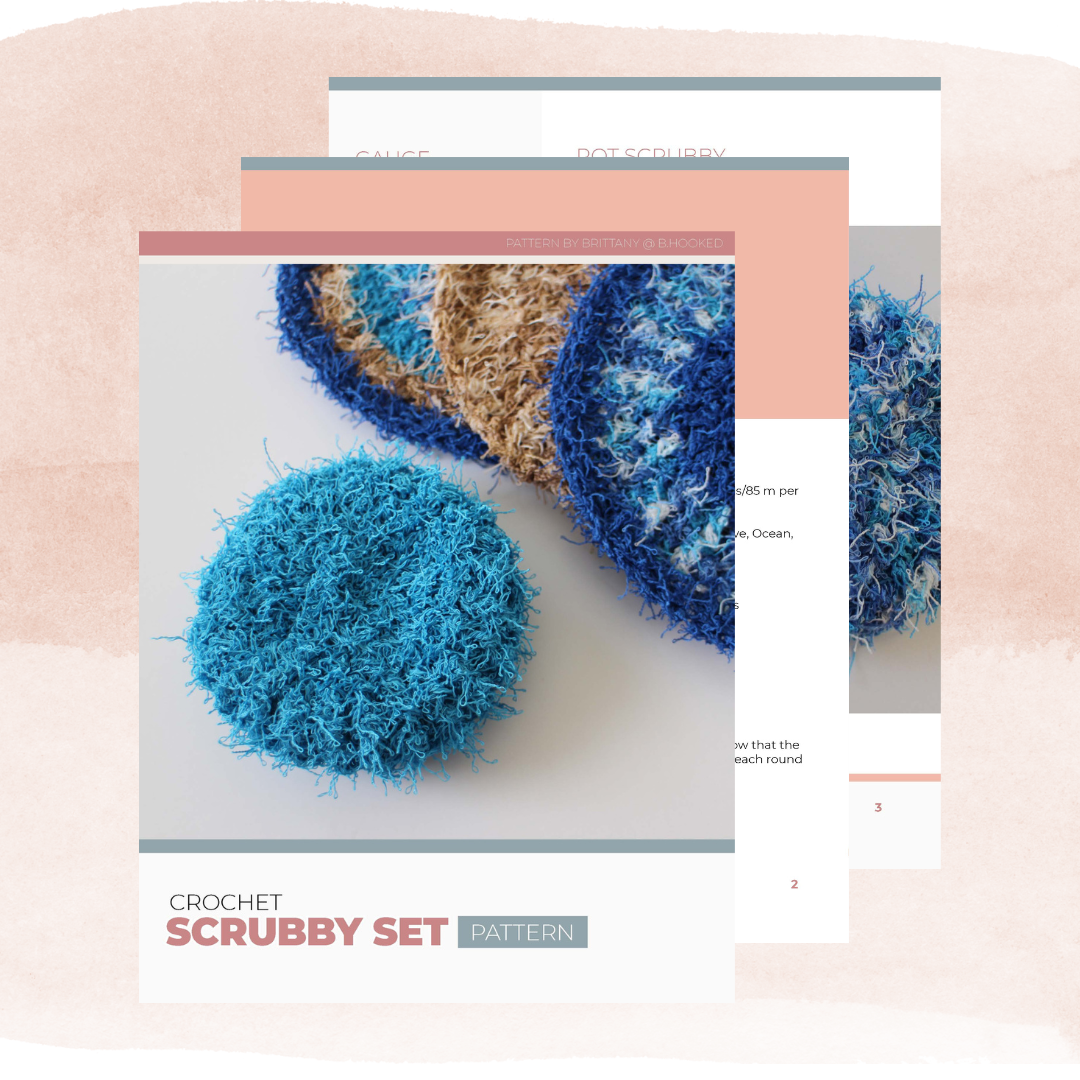 Crochet Kitchen Scrubby Set PDF