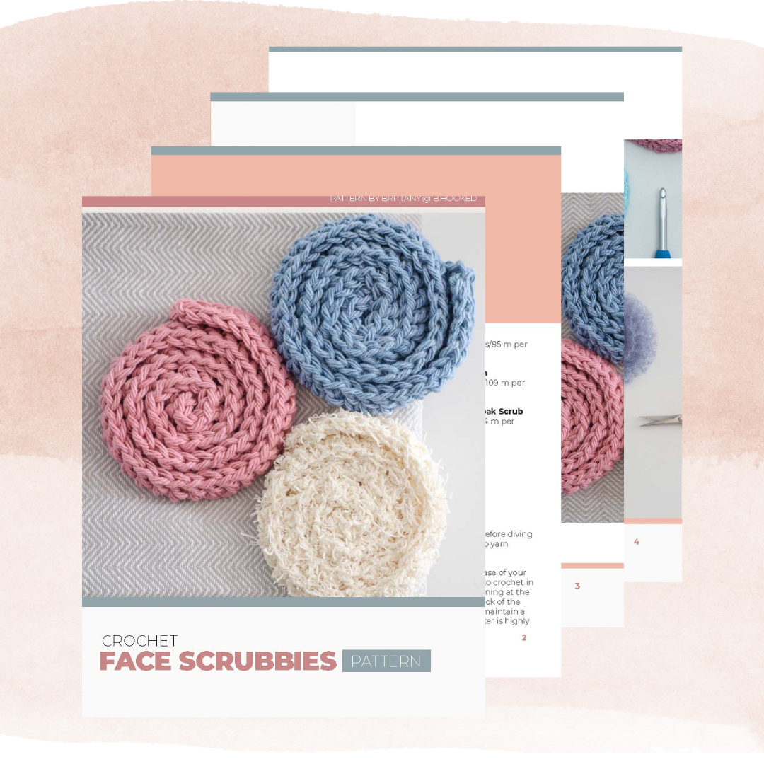 Simple Crochet Face Scrubbies