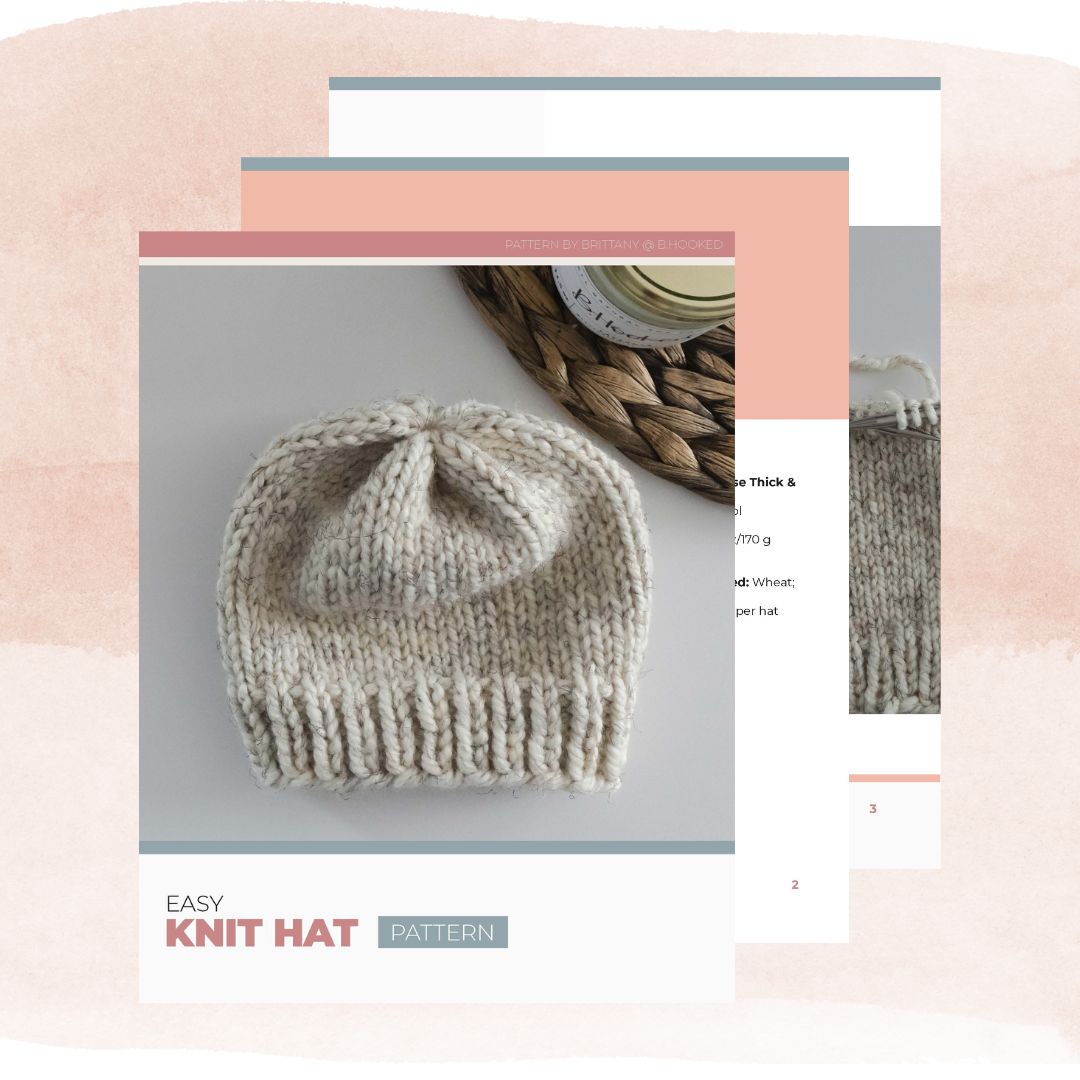 Easy Knit Hat PDF