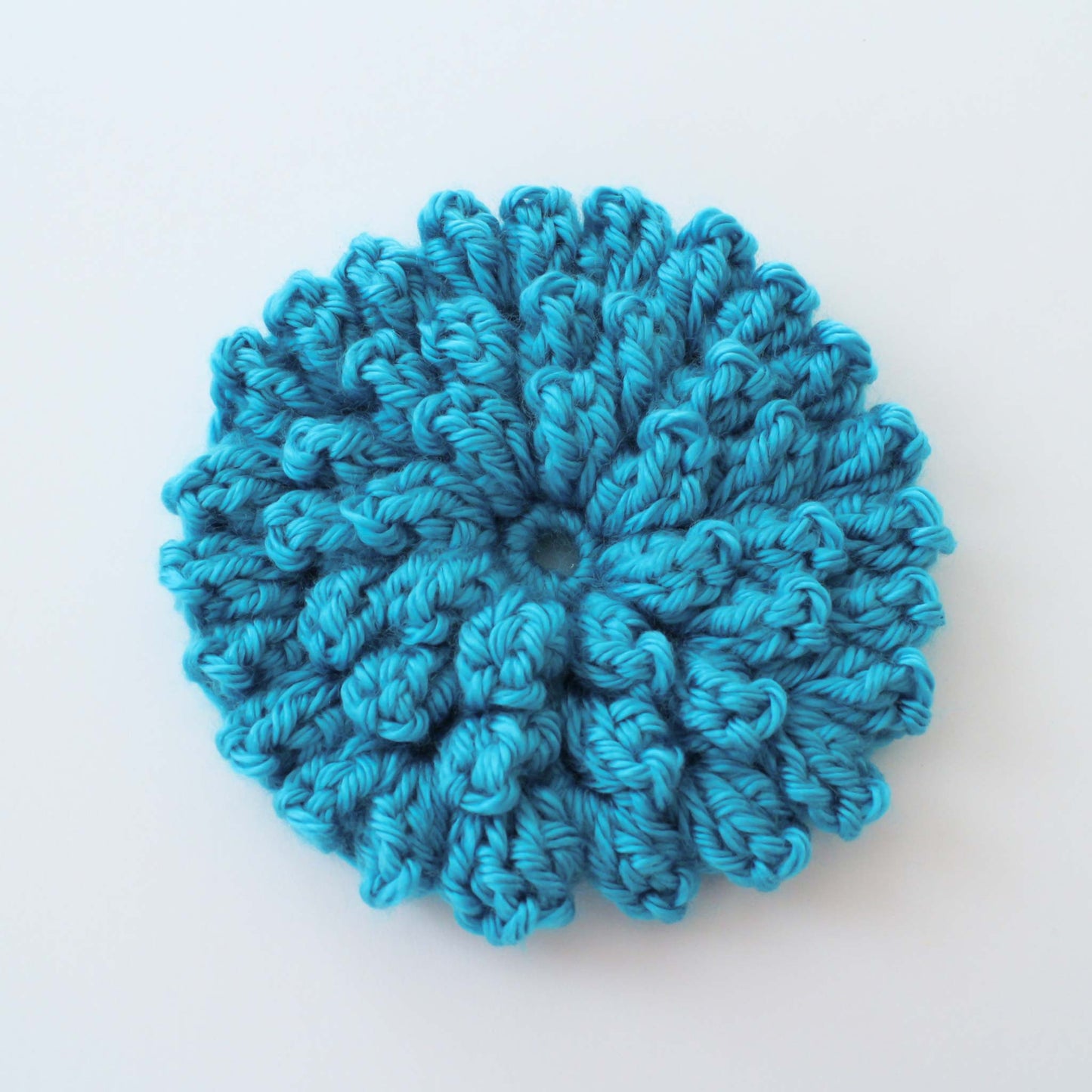 Popcorn Stitch Crochet Flower