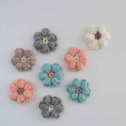 Crochet Puff Stitch Flower