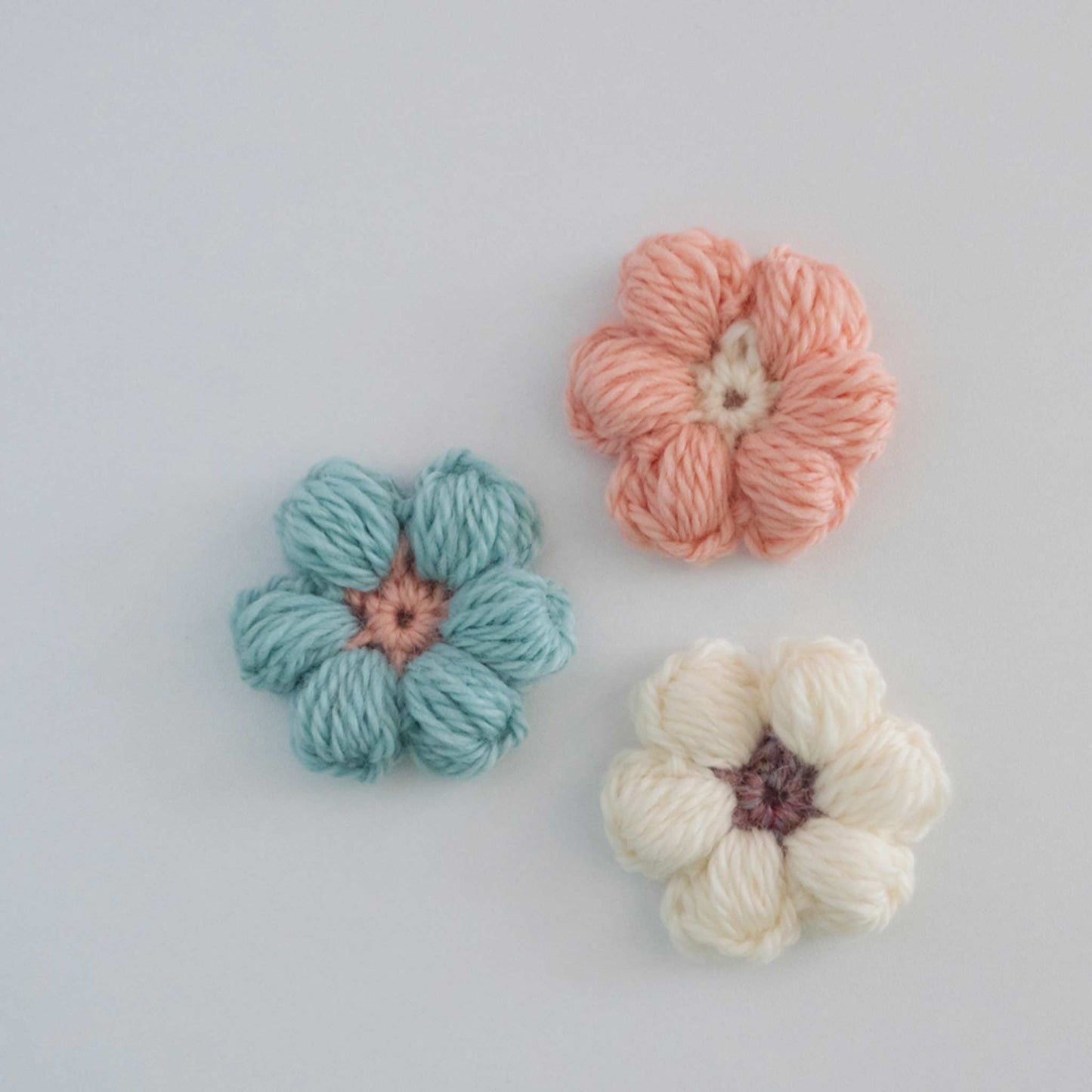Crochet Puff Stitch Flower