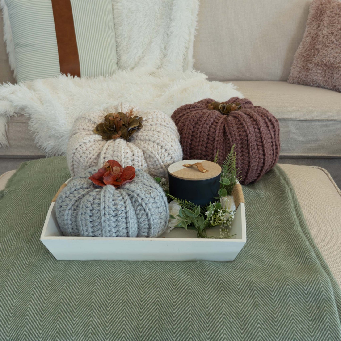 Perfect Crochet Pumpkins in 3 Sizes