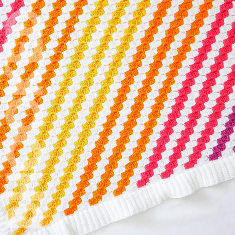 Baby Brights Corner to Corner Crochet Baby Blanket