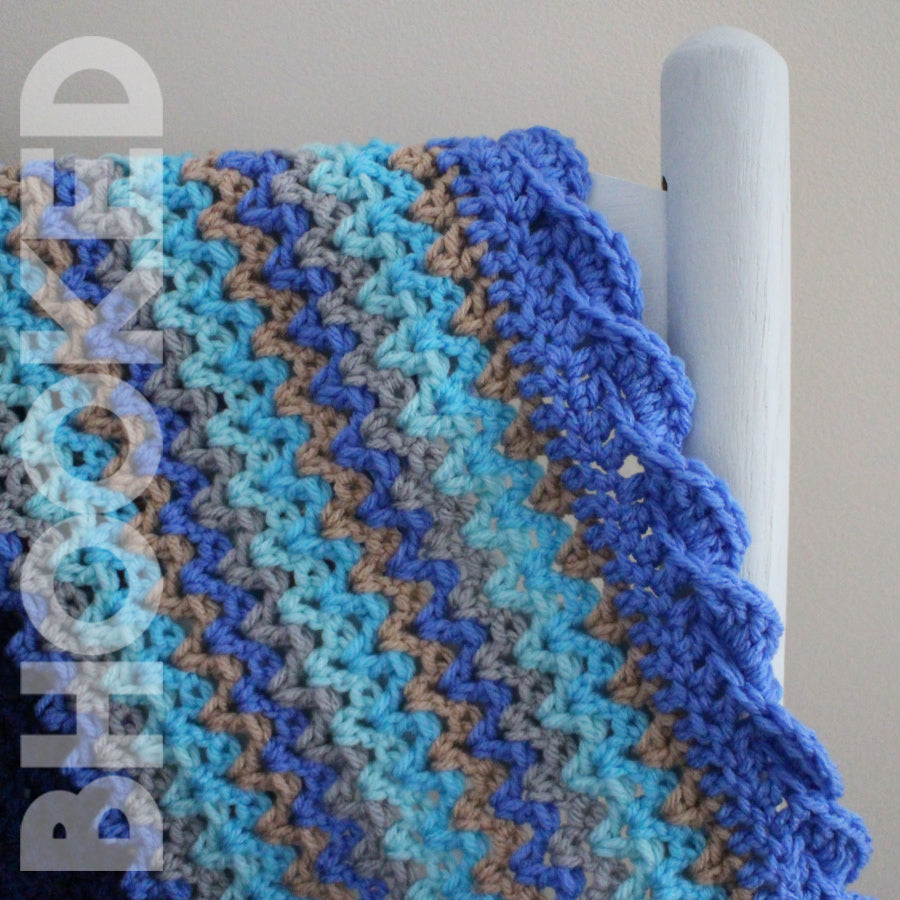 Baby Waves Crochet Baby Blanket