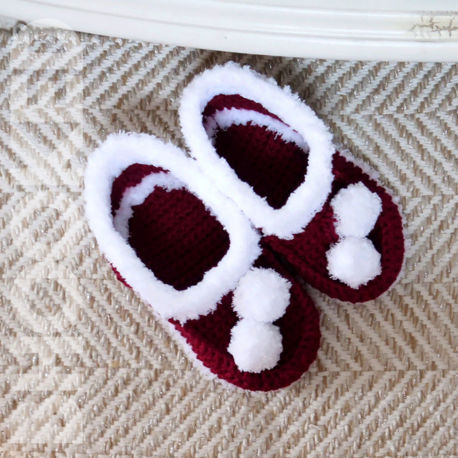 Basic Crochet House Shoes