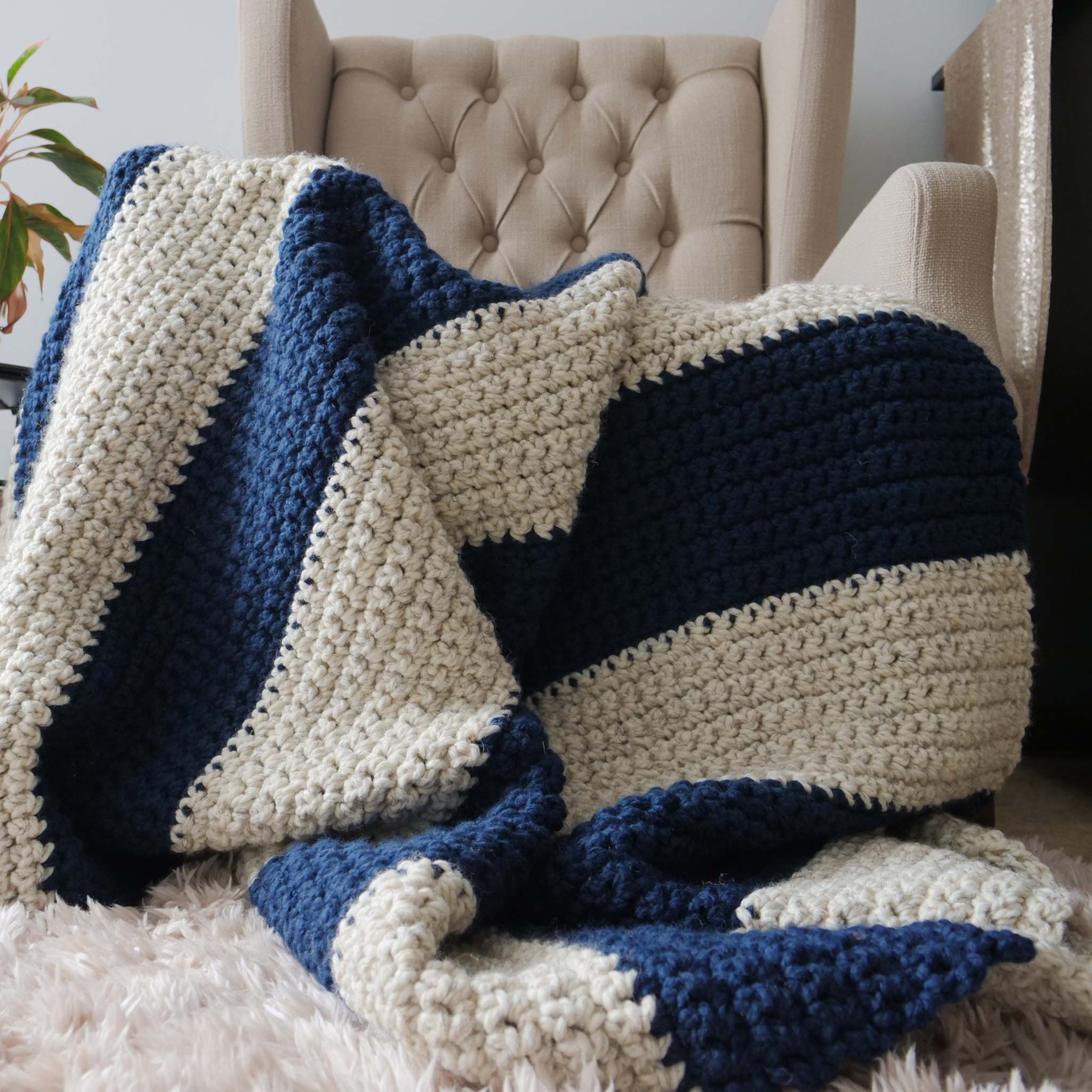 Beginner Crochet Blanket – - Main Image