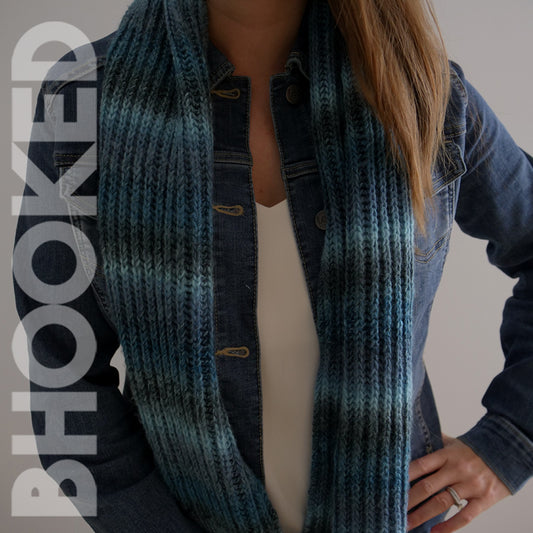 Simple Brioche Knit Scarf