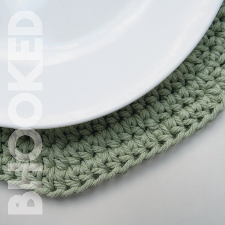 Simple Round Crochet Placemats PDF