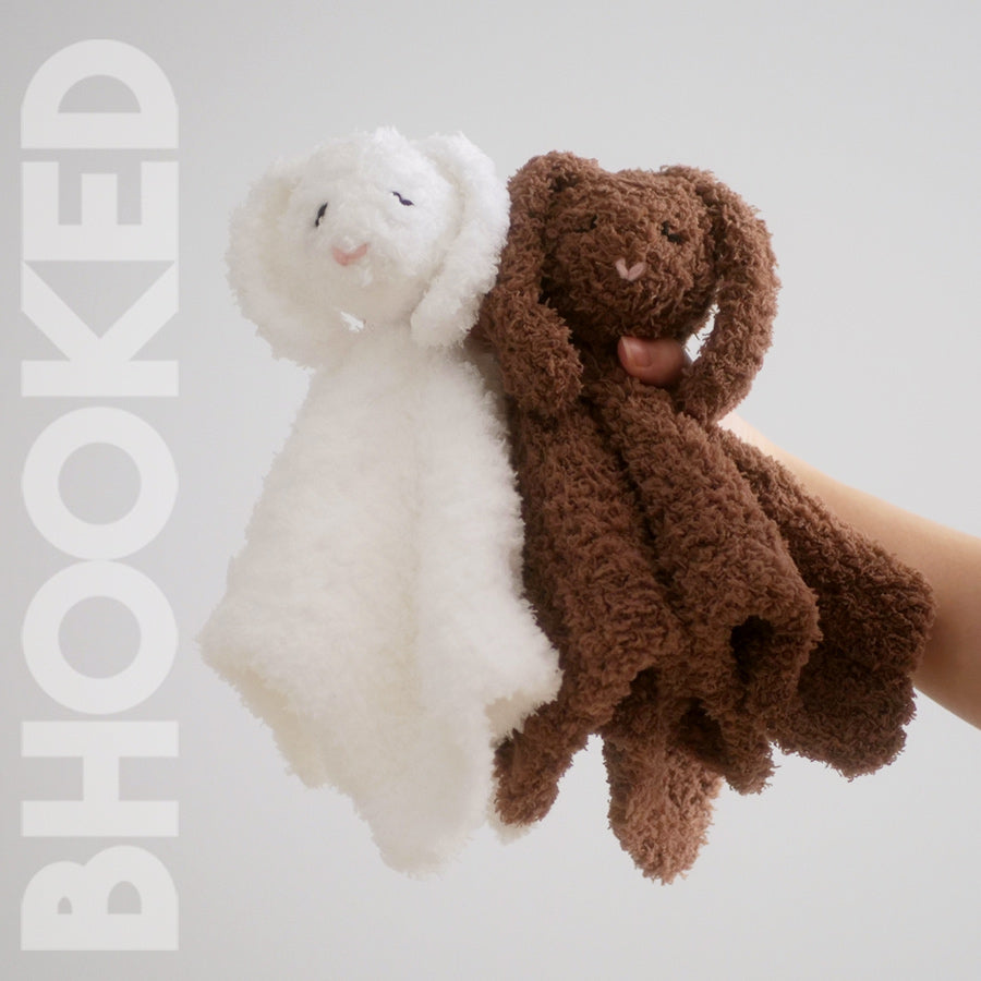 Crochet Bunny Lovey Blanket