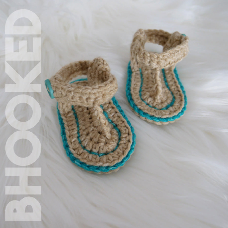 Easy Crochet Baby Sandals