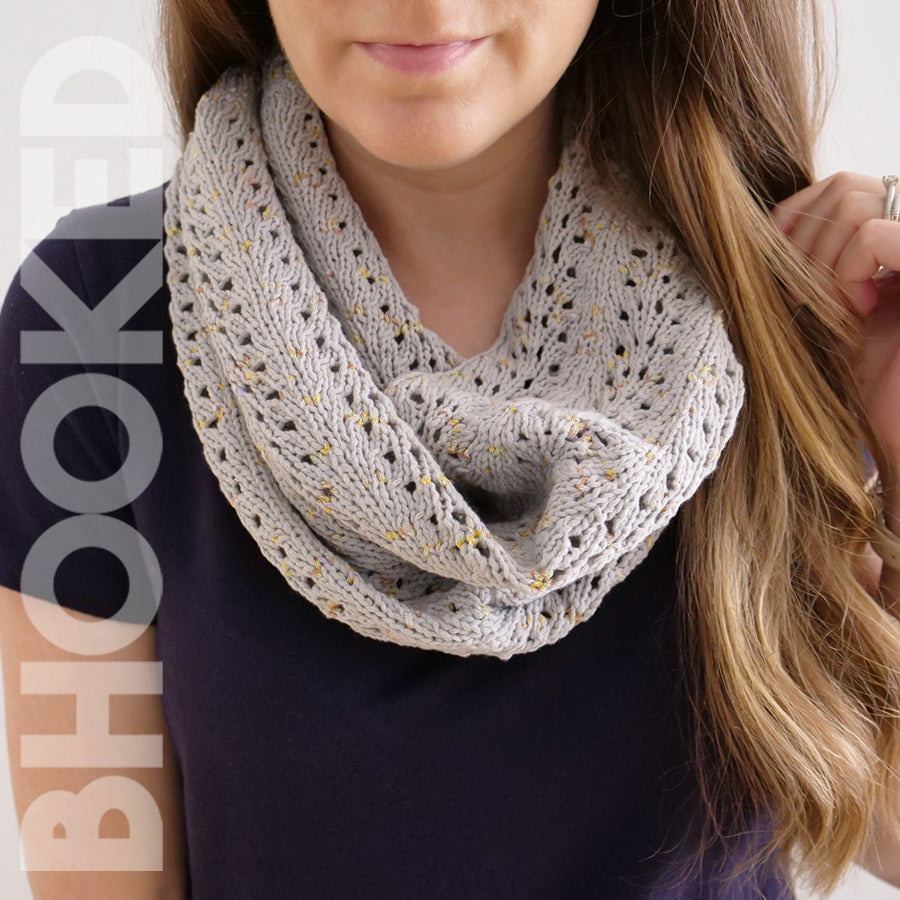 Easy Lace Knit Cowl