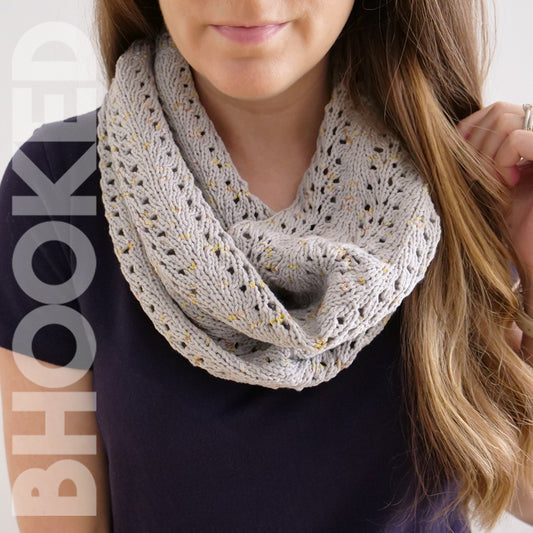 Easy Lace Knit Cowl