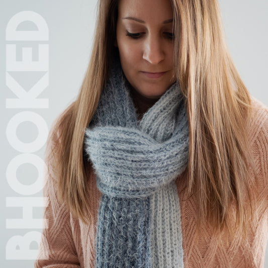 Easy Fisherman's Rib Knit Scarf