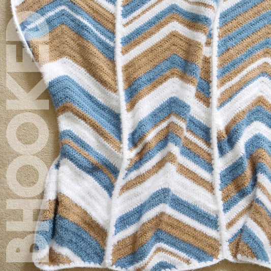 Modern Boho Crochet Blanket