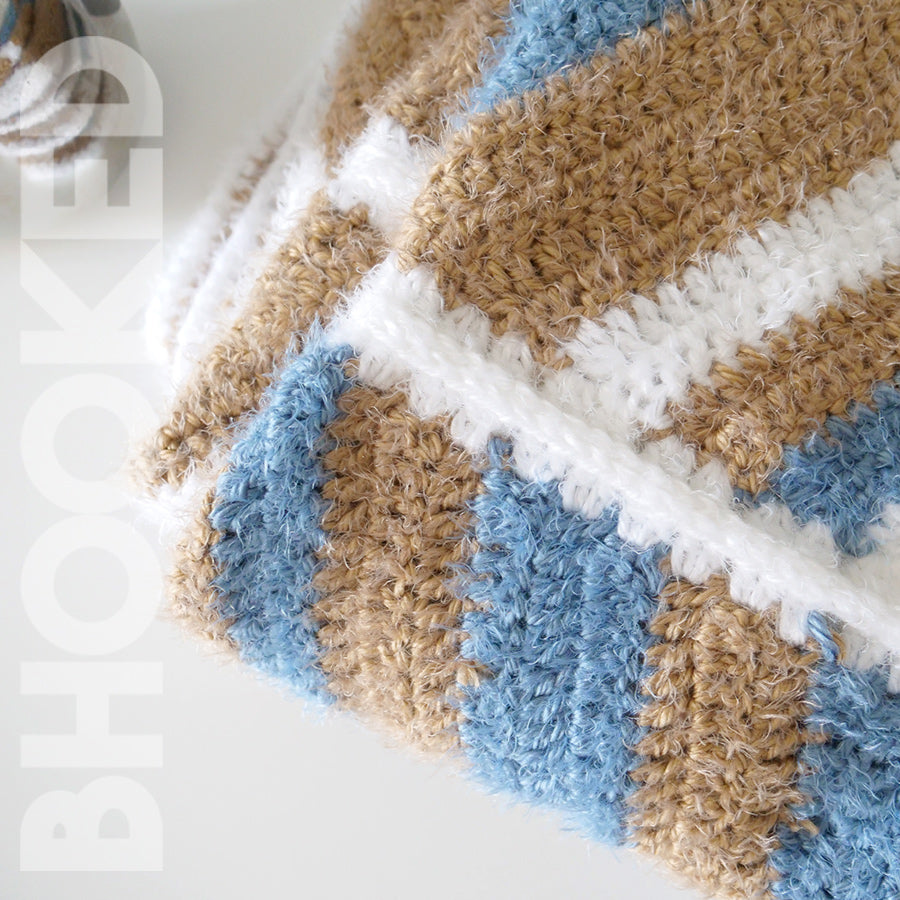 Modern Boho Crochet Blanket