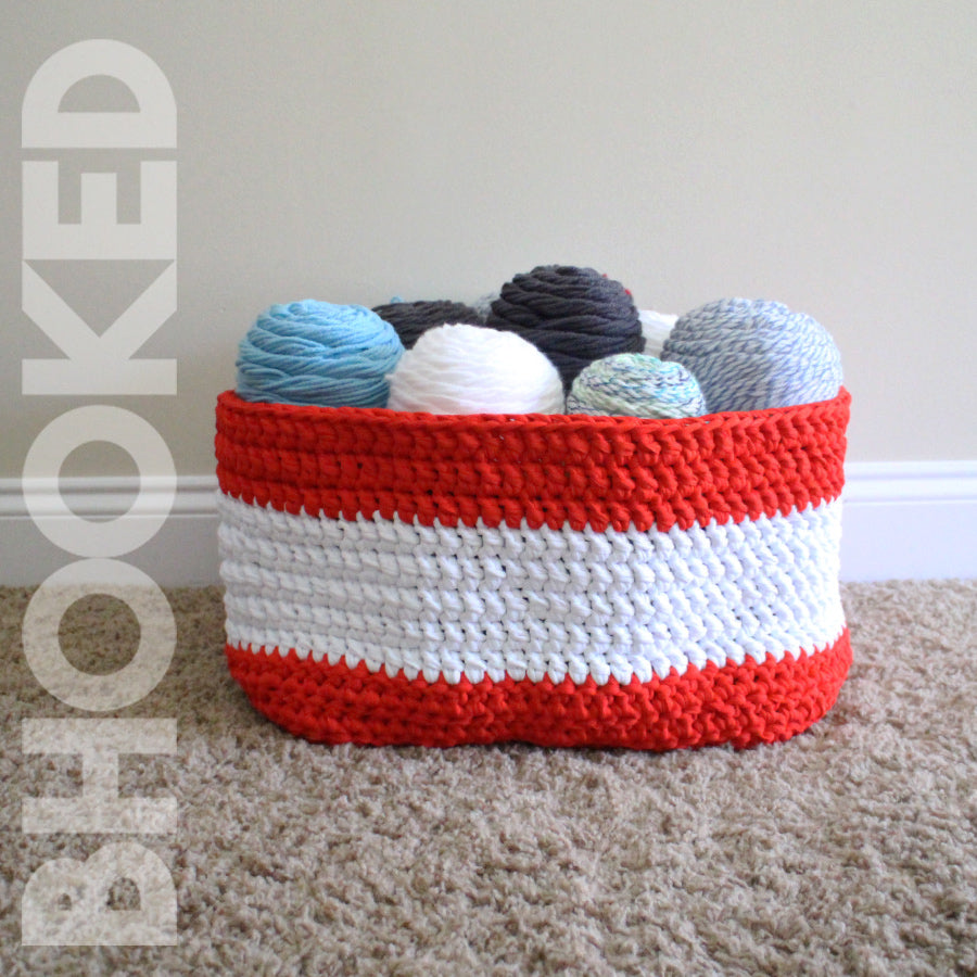 Large Crochet Basket