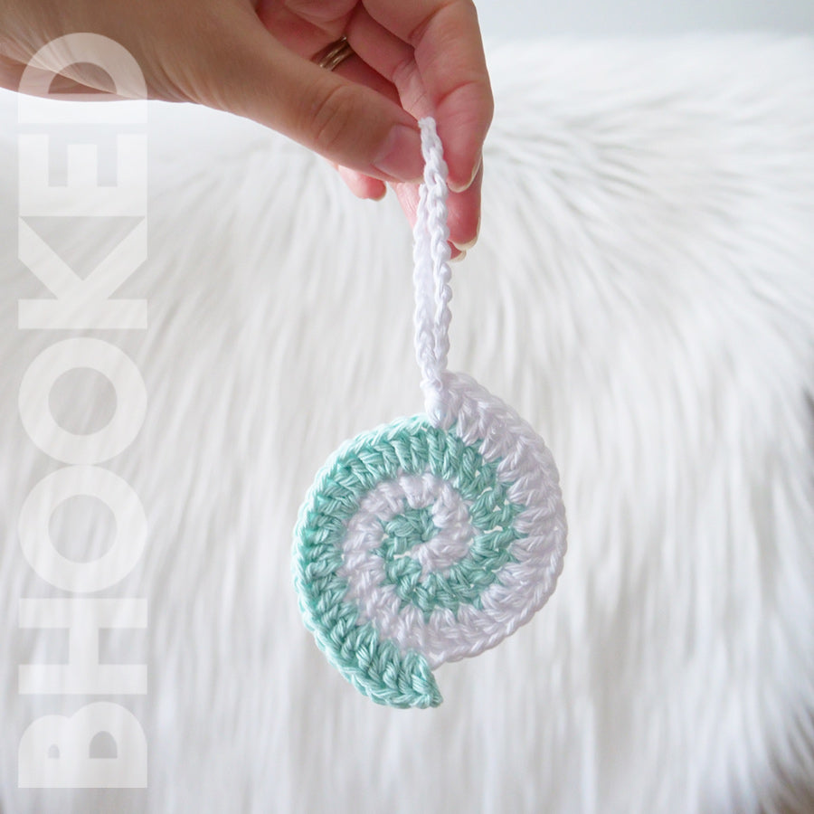 Quick Spiral Crochet Ornaments