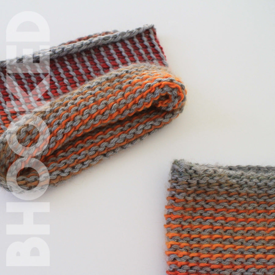 Reversible Tunisian Crochet Boot Cuffs