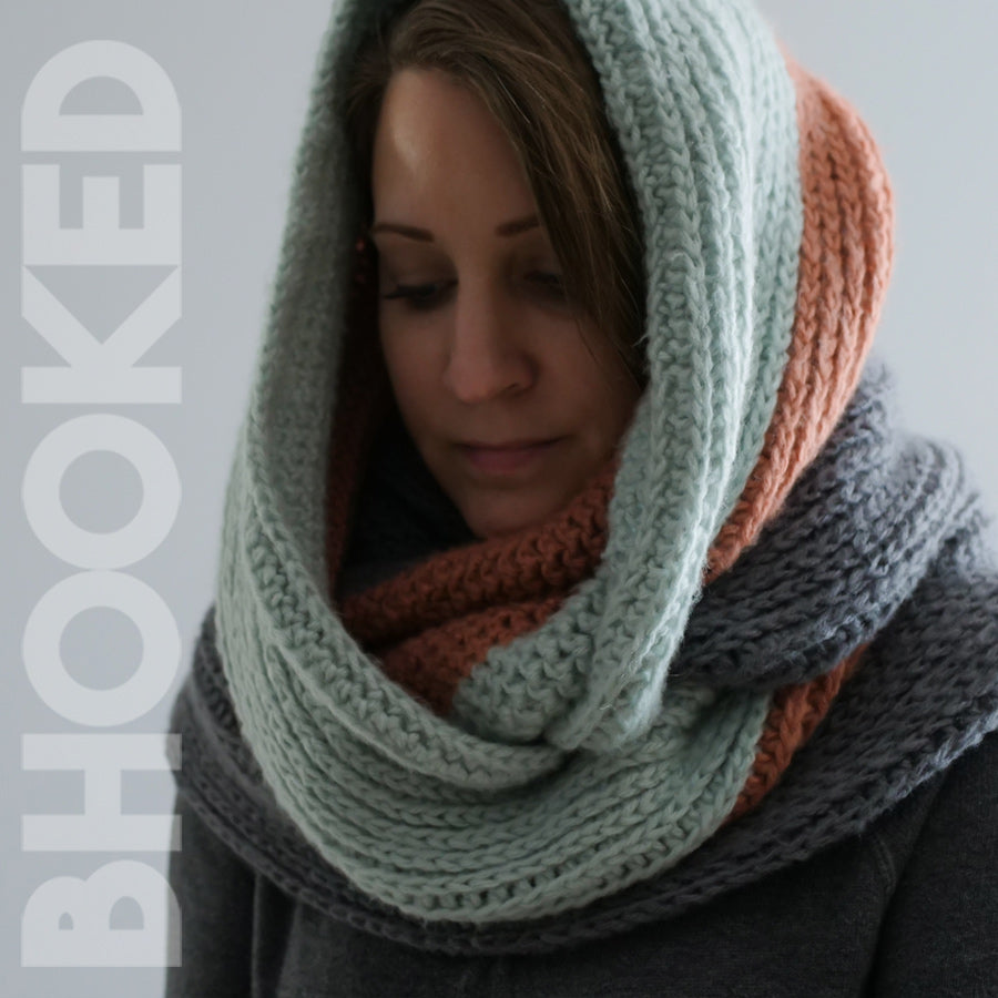 Simple Crochet Snood Scarf PDF