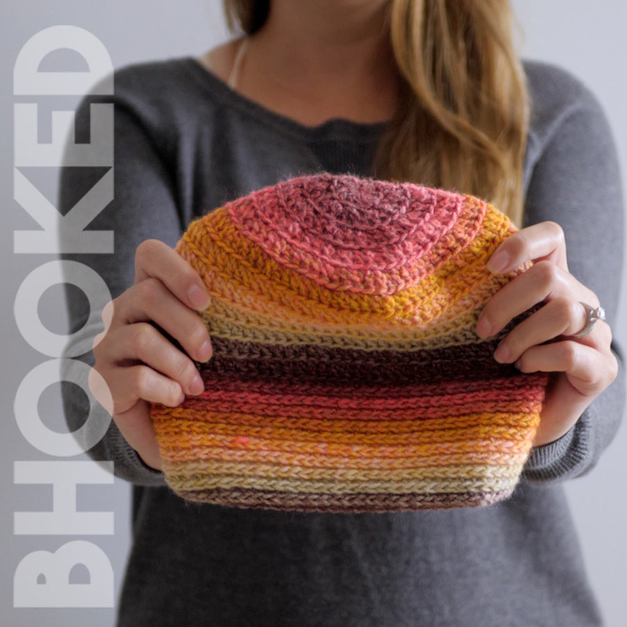 Spiral Crown Crochet Hat