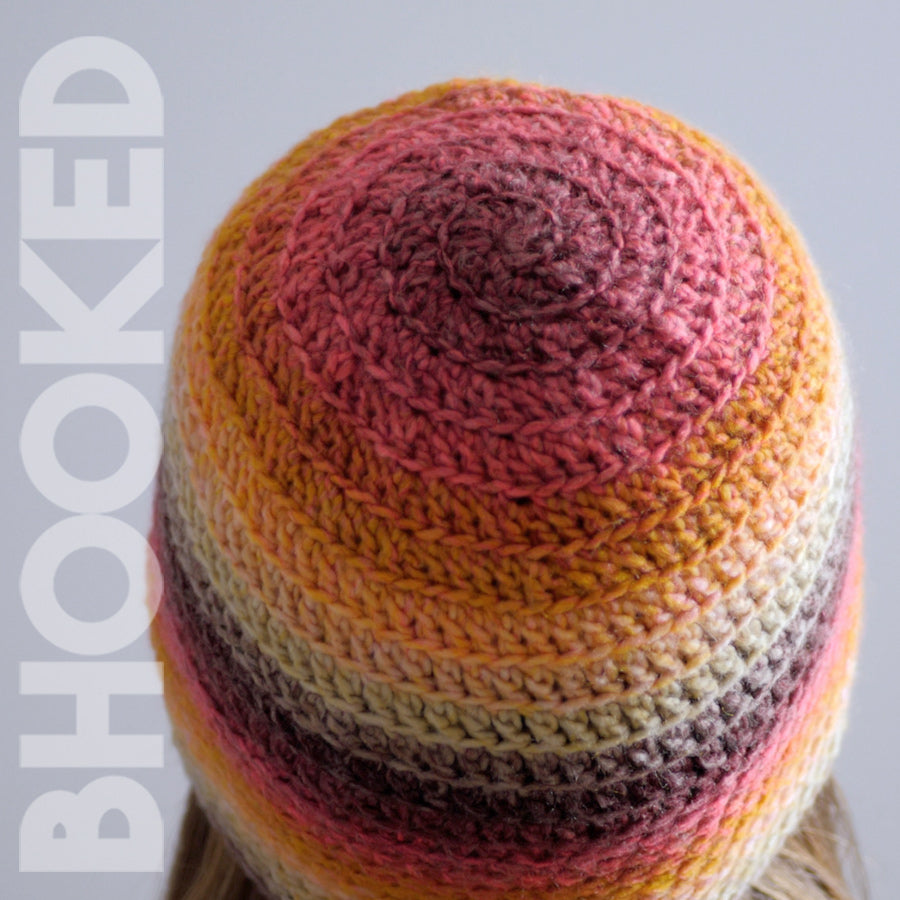 Spiral Crown Crochet Hat