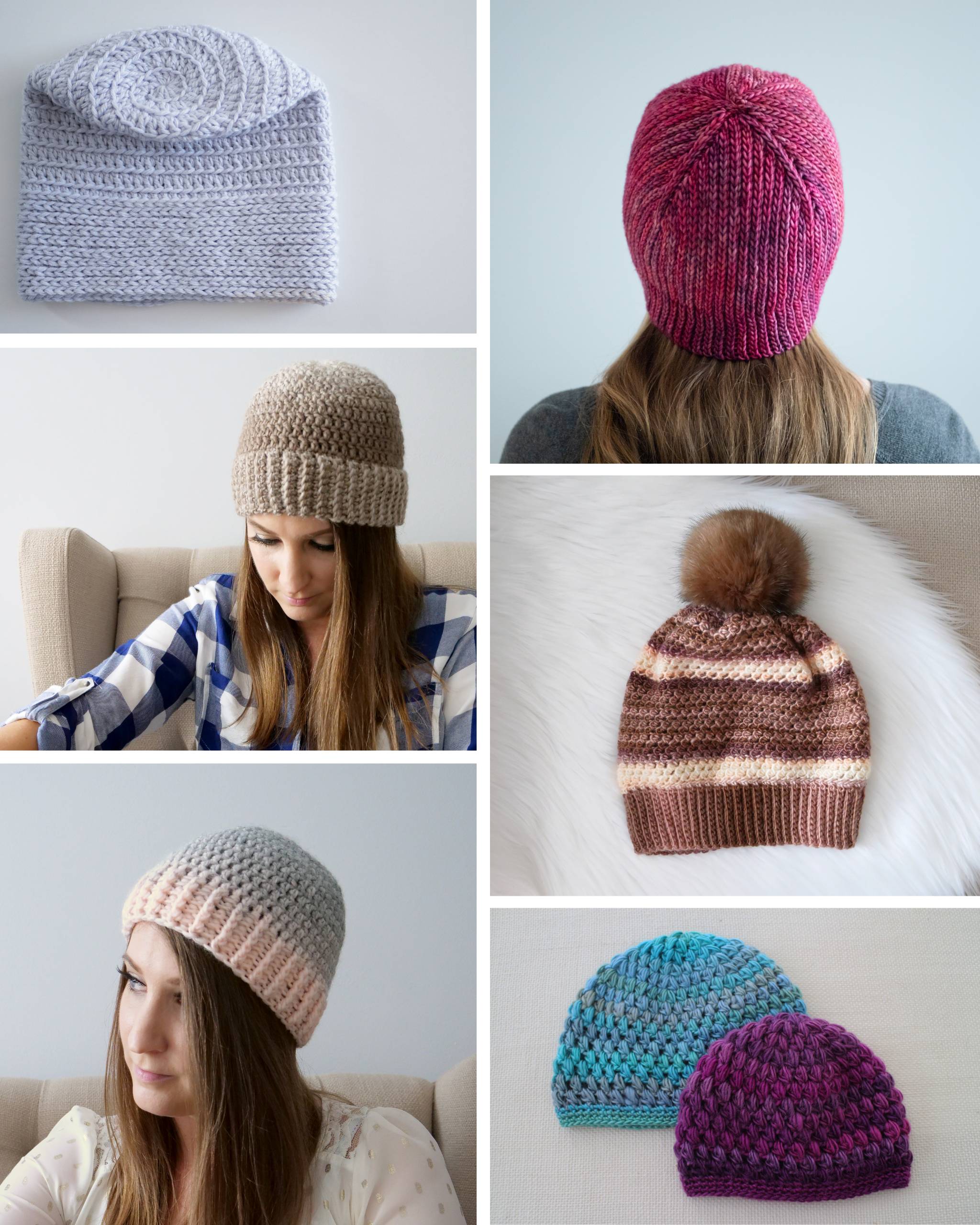 Crochet Hats Pattern Bundle – B.Hooked