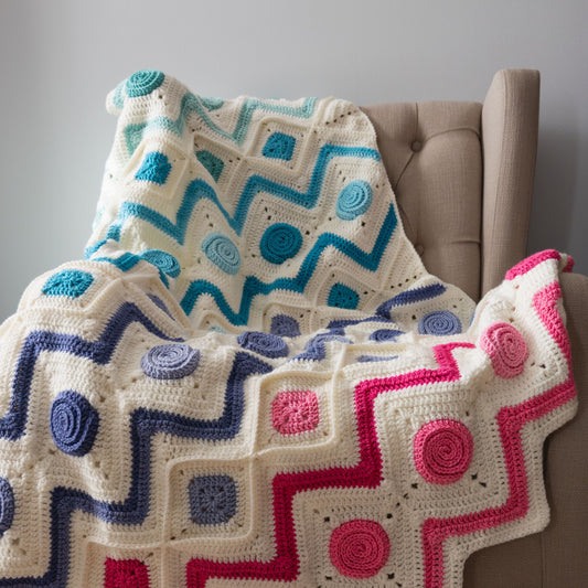 Modern Granny Square Blanket