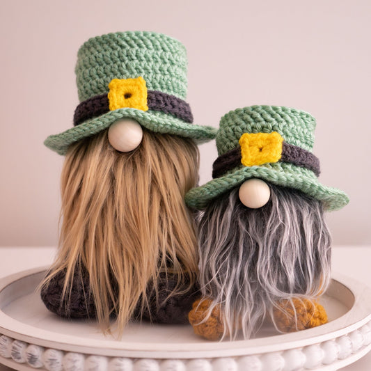 St. Patrick's Day Crochet Gnome