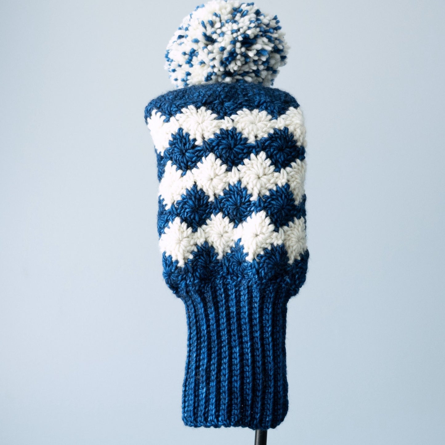 Harlequin Crochet Golf Club Cover