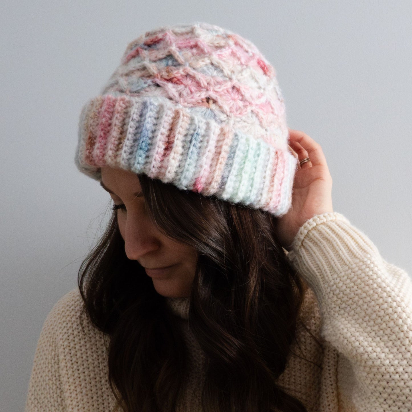 Simple Bavarian Textured Crochet Hat