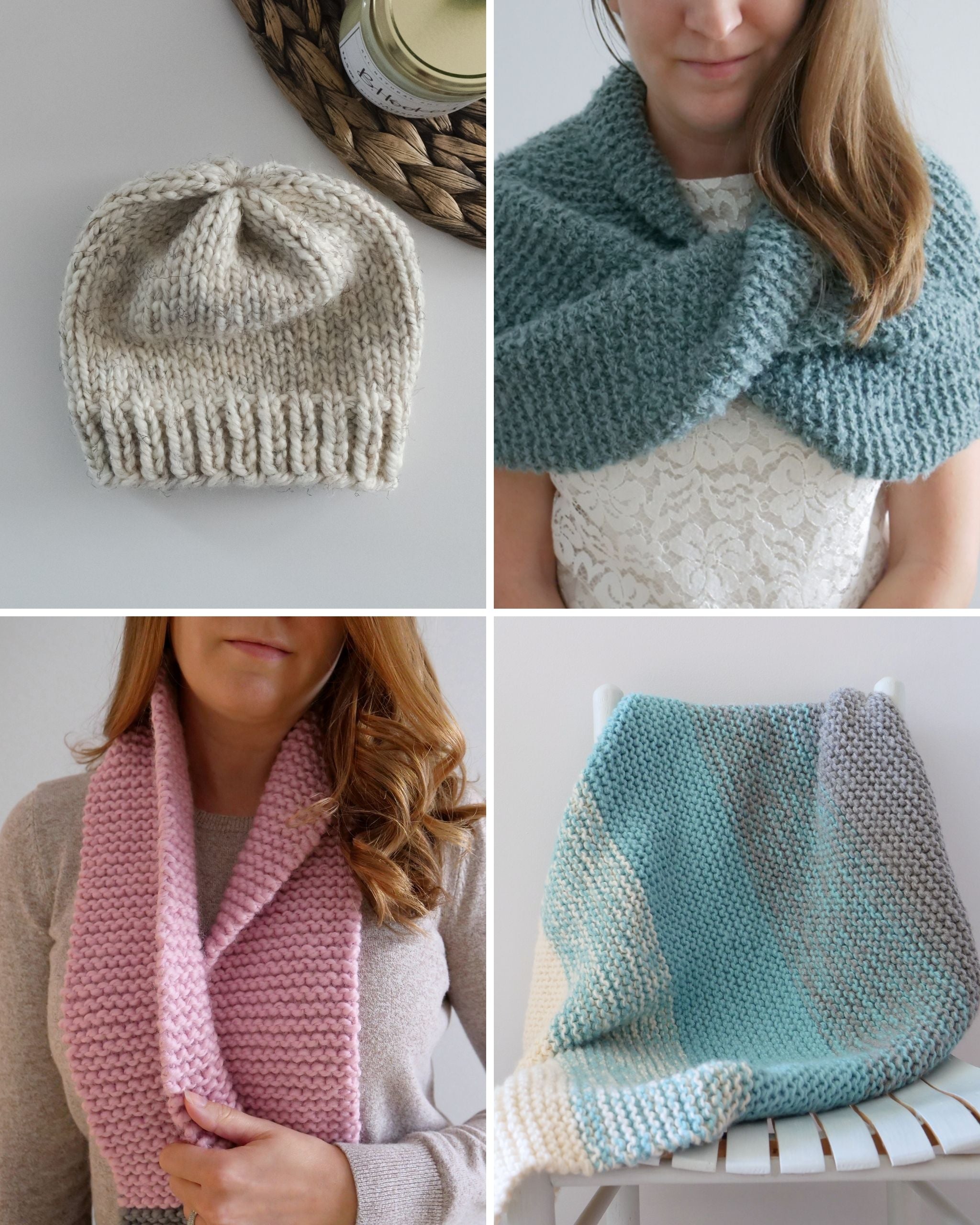 Beginner Knitter Pattern Bundle