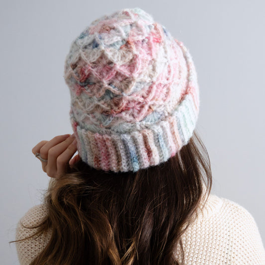 Simple Bavarian Textured Crochet Hat