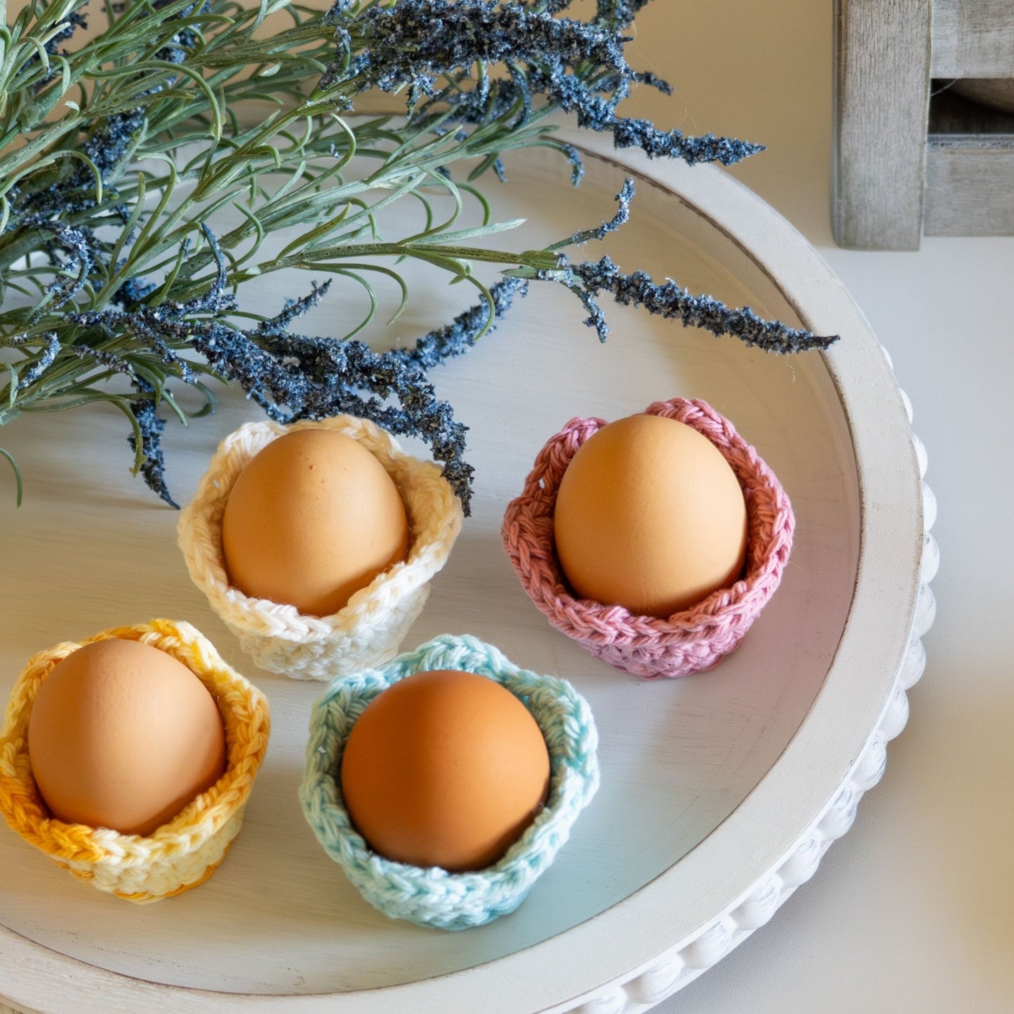 Cute Crochet Egg Cover