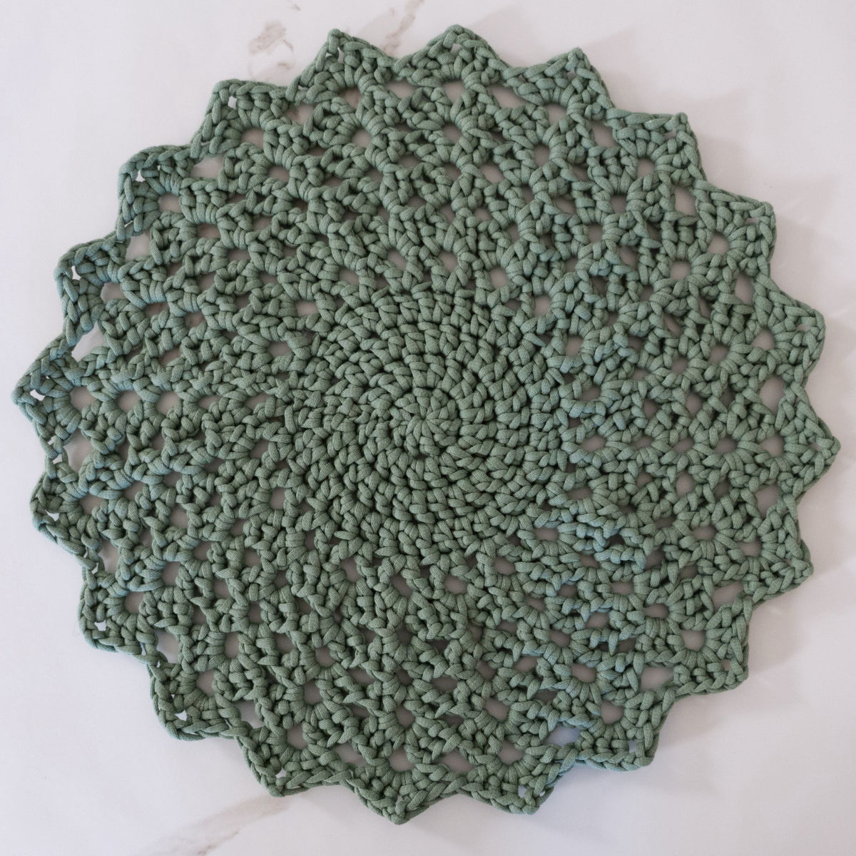 Starburst Crochet Placemat